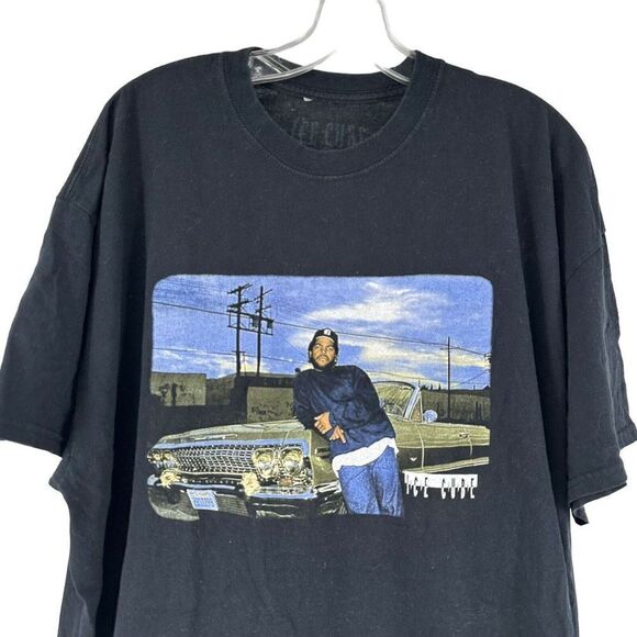 Ice Cube Graphic Tee 2XL Black Short Sleeve Hip Hop Album Cover Rap Tee Modern - Picture 3 of 7